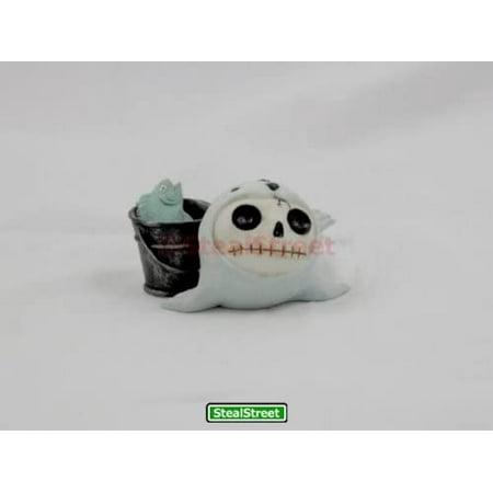 Furrybones Rollie Signature Skeleton in Seal Costume with a Bucket of Fish Furrybones Rollie Signature Skeleton in Seal Costume with a Bucket of Fish